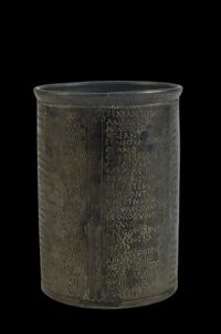 Vaso cilindrico da Vicarello