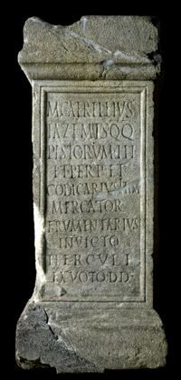 Ara di M. Caerellius Iazemis