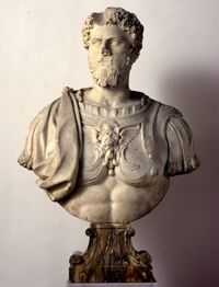 Ritratto di Lucio Vero su busto rinascimentale