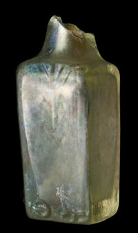 Bottiglia con marchio di fabbrica