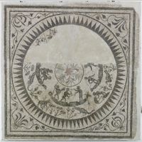 Mosaico pavimentale con paesaggio nilotico