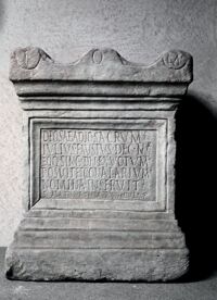 Ara dedicata a Sabazio