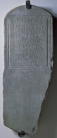 Stele sepolcrale di Epaphroditus
