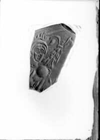 Frammento di piatto vitreo