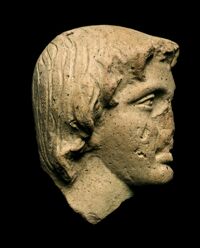 Testa maschile votiva