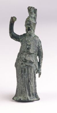 Bronzetto raffigurante Minerva