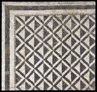 Pannello a mosaico con triangoli alternati