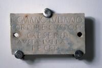 Lastra sepolcrale di una guardia del corpo