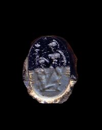 Gemma con scena di sacrificio