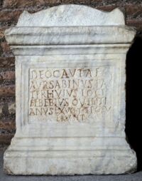 Ara dedicata a Cauthes