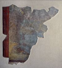 Affresco parietale con Ulisse e le Sirene