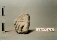 statua/ piede