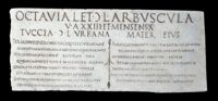 Lastra sepolcrale di Octavia Arbuscula