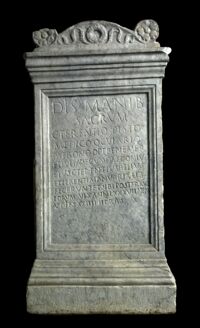 Ara sepolcrale di C. Terentius Pistus