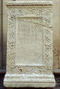 Base di statua di Naeratius Cerealis