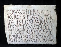 Lastra  sepolcrale di Aurelius Celsus
