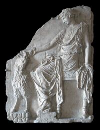 Rilievo con menade e capro