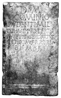 Stele sepolcrale di Q. Cominius Pudens