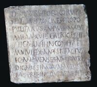 Lastra sepolcrale di Aurelius Bitus