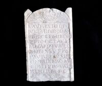 Stele sepolcrale di L. Aurelius Dignus