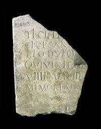 Lastra di Tiberius Claudius