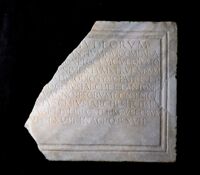 Lastra con decreto della comunità giudaica