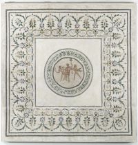 Mosaico pavimentale con Dioniso e satiri