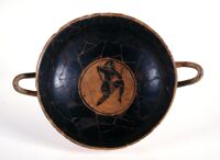 Kylix attica a figure nere